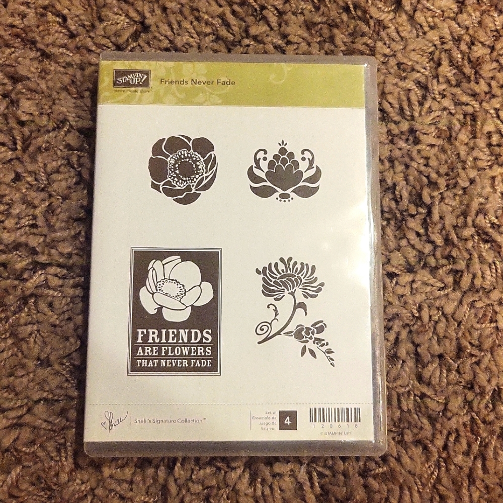 Stampin Up! Friends never Fade 4 piece set